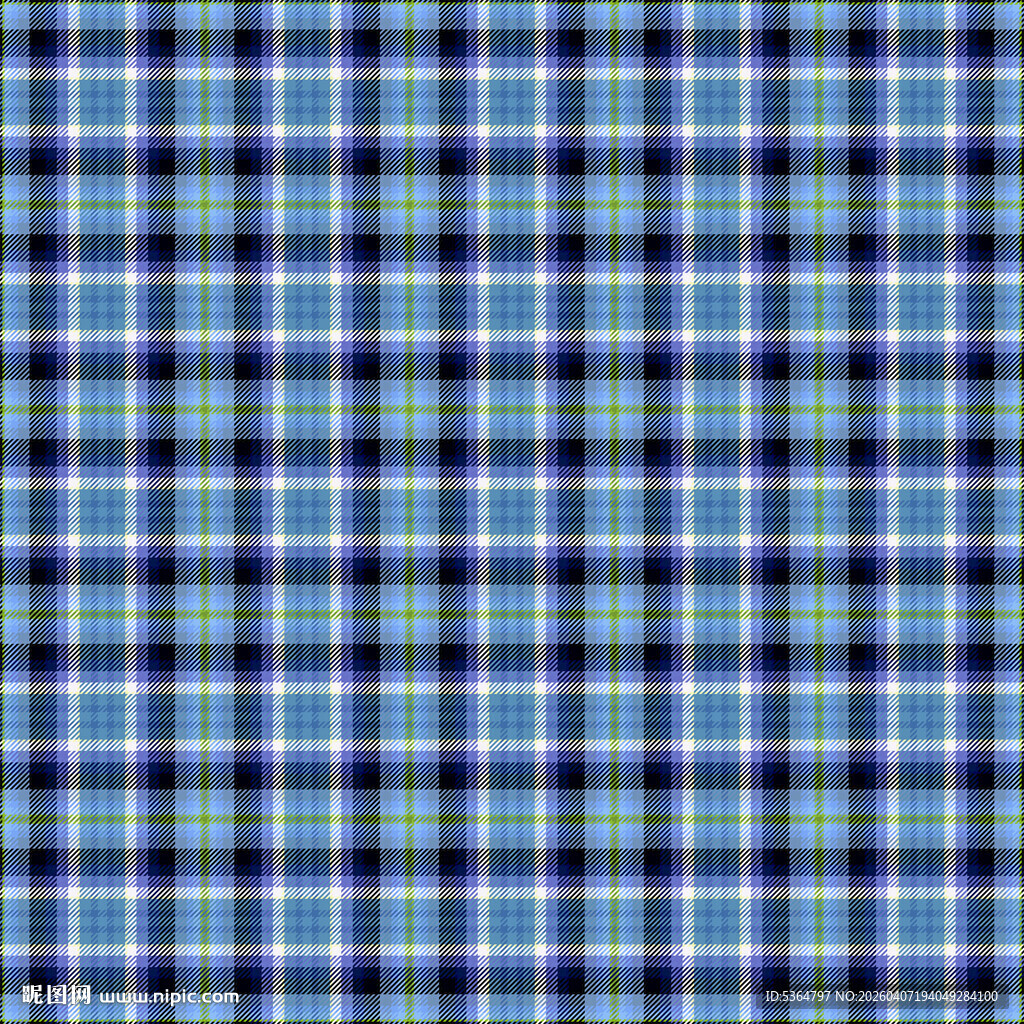 蓝白格子图案背景