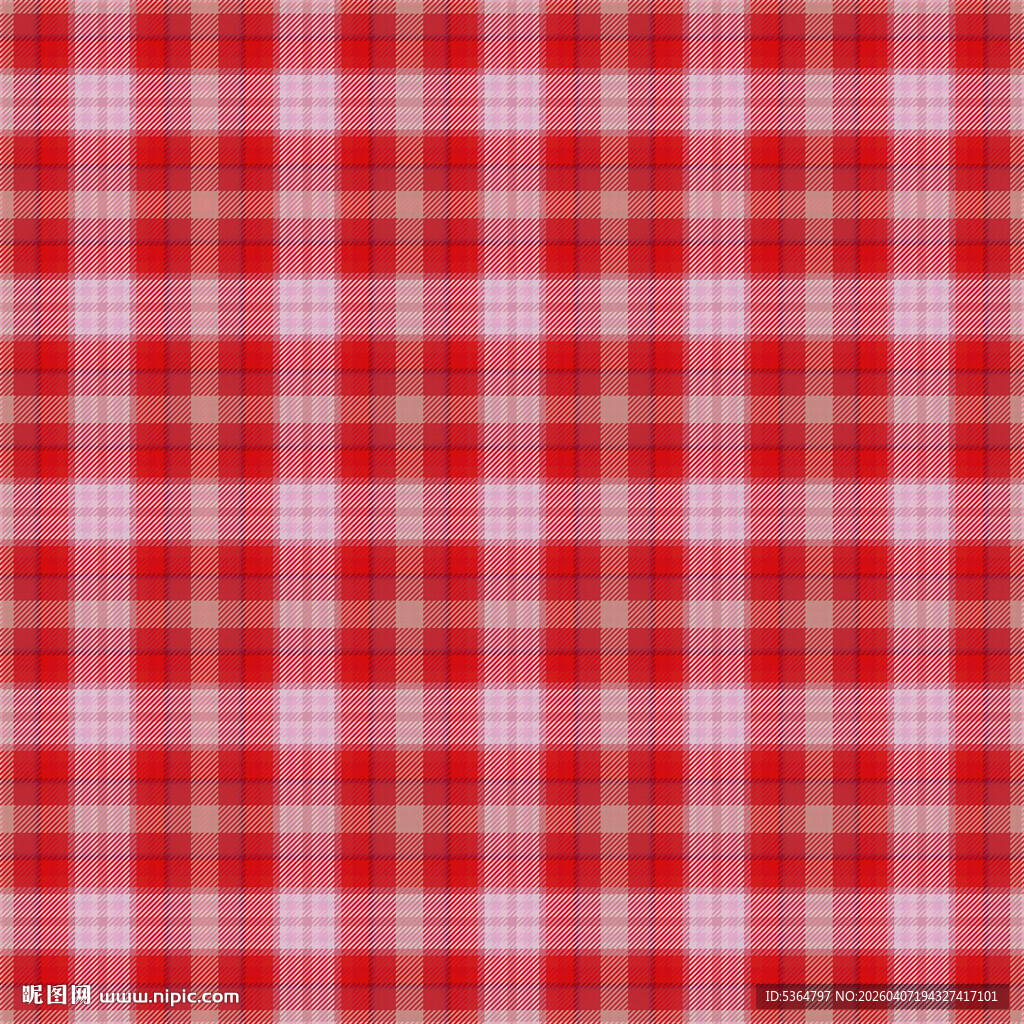 红色格子图案背景