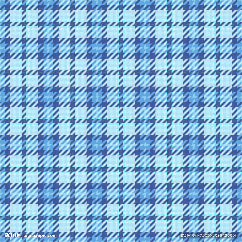 蓝白格子图案背景
