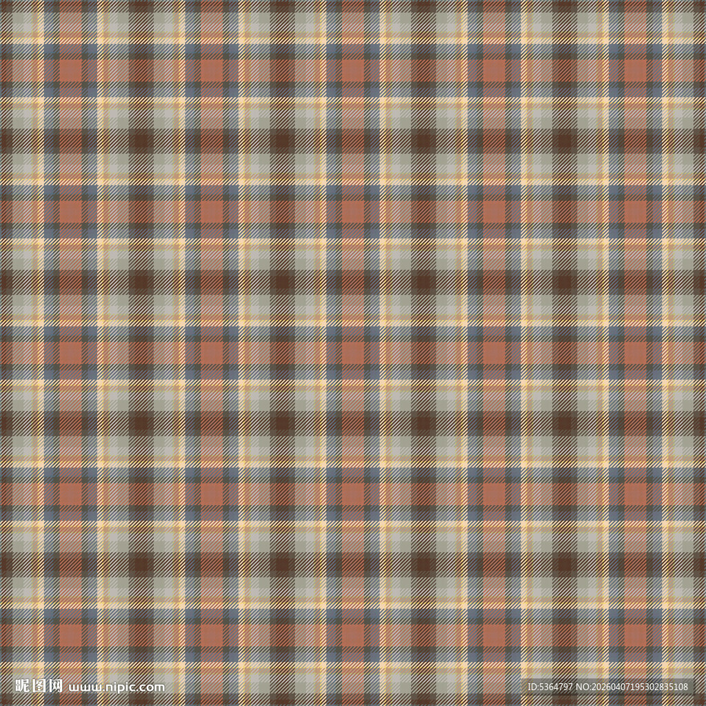 复古格子纹理图案