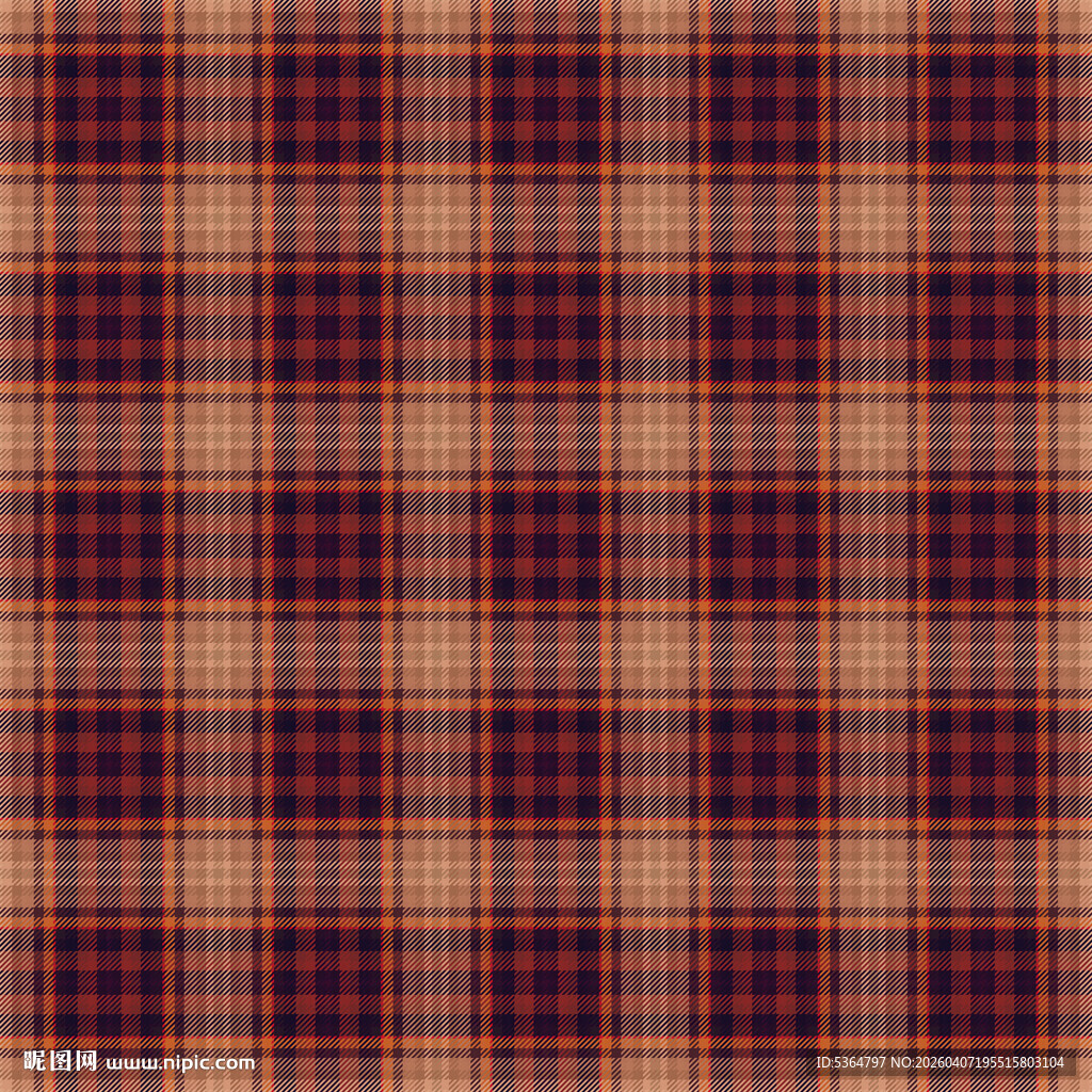 复古格子图案纹理