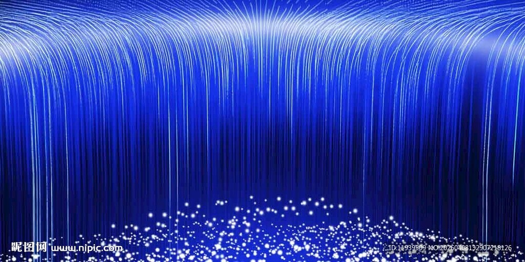 瀑布粒子背景