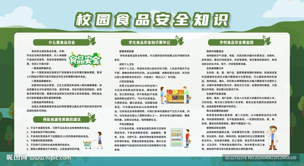 校园食品安全教育宣传