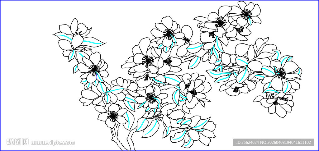 手绘花卉图案设计