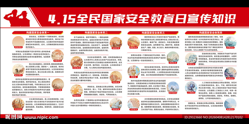 国家安全教育日展板
