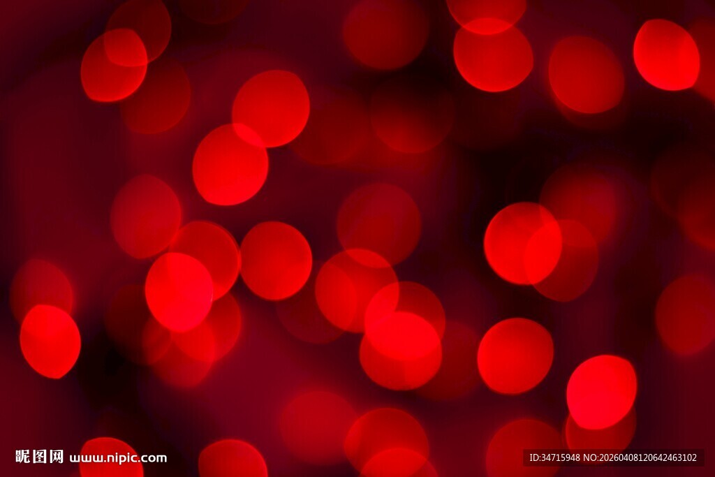 红色光斑梦幻背景图