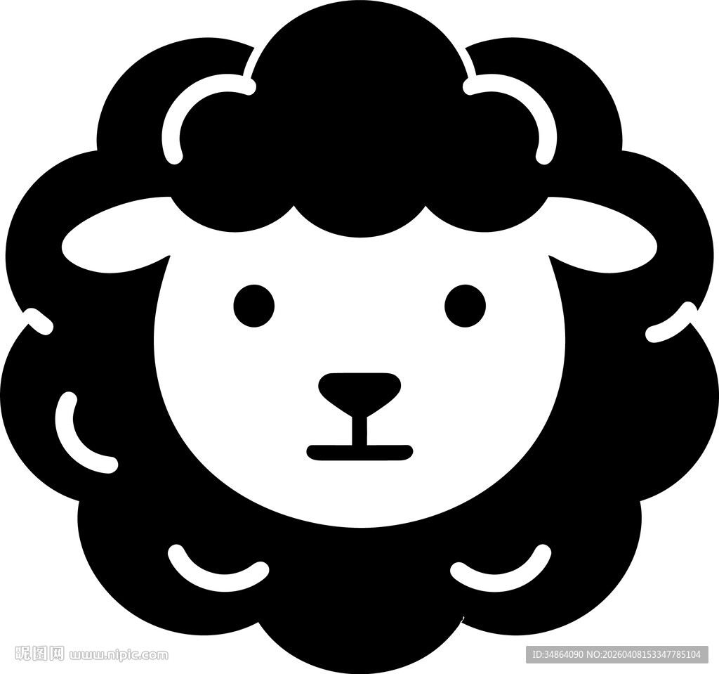 可爱绵羊头像