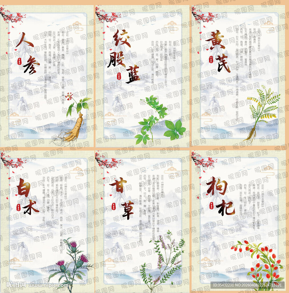 中草药海报