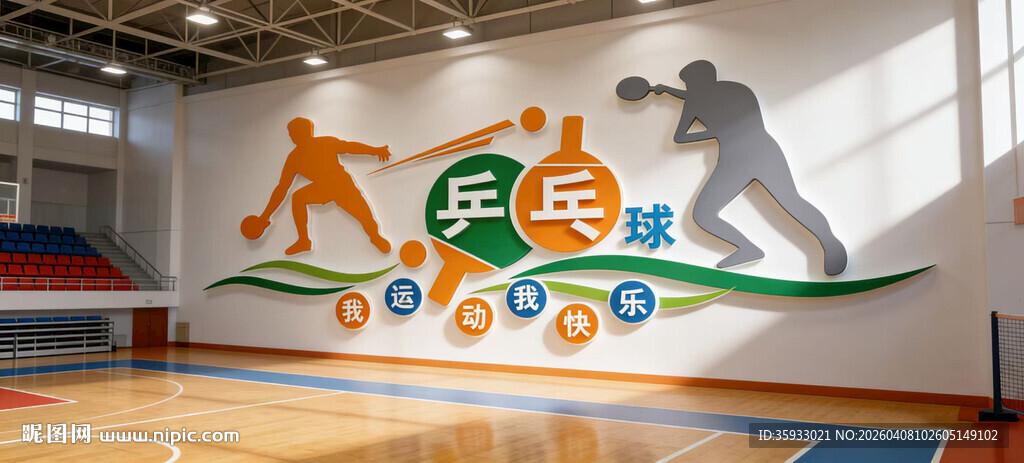 乒乓球文化墙