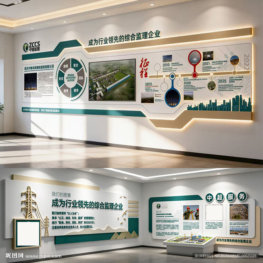 电网企业文化墙