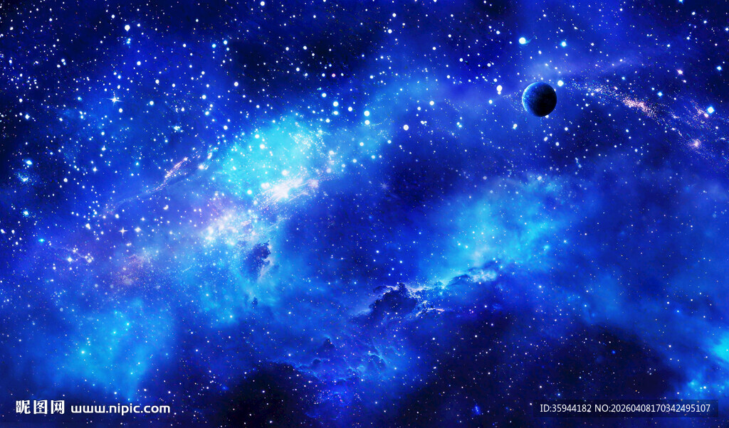 璀璨星空背景图