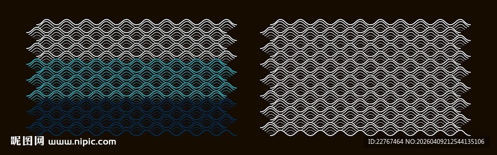 双色编织纹理图案