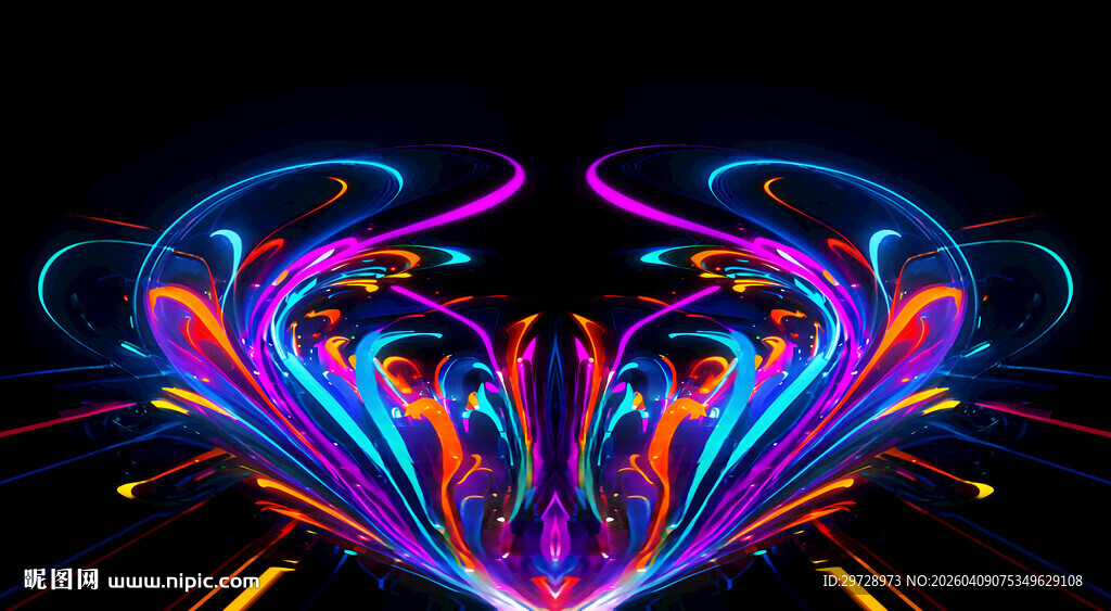 炫彩动感ktv酒吧炫酷装饰画