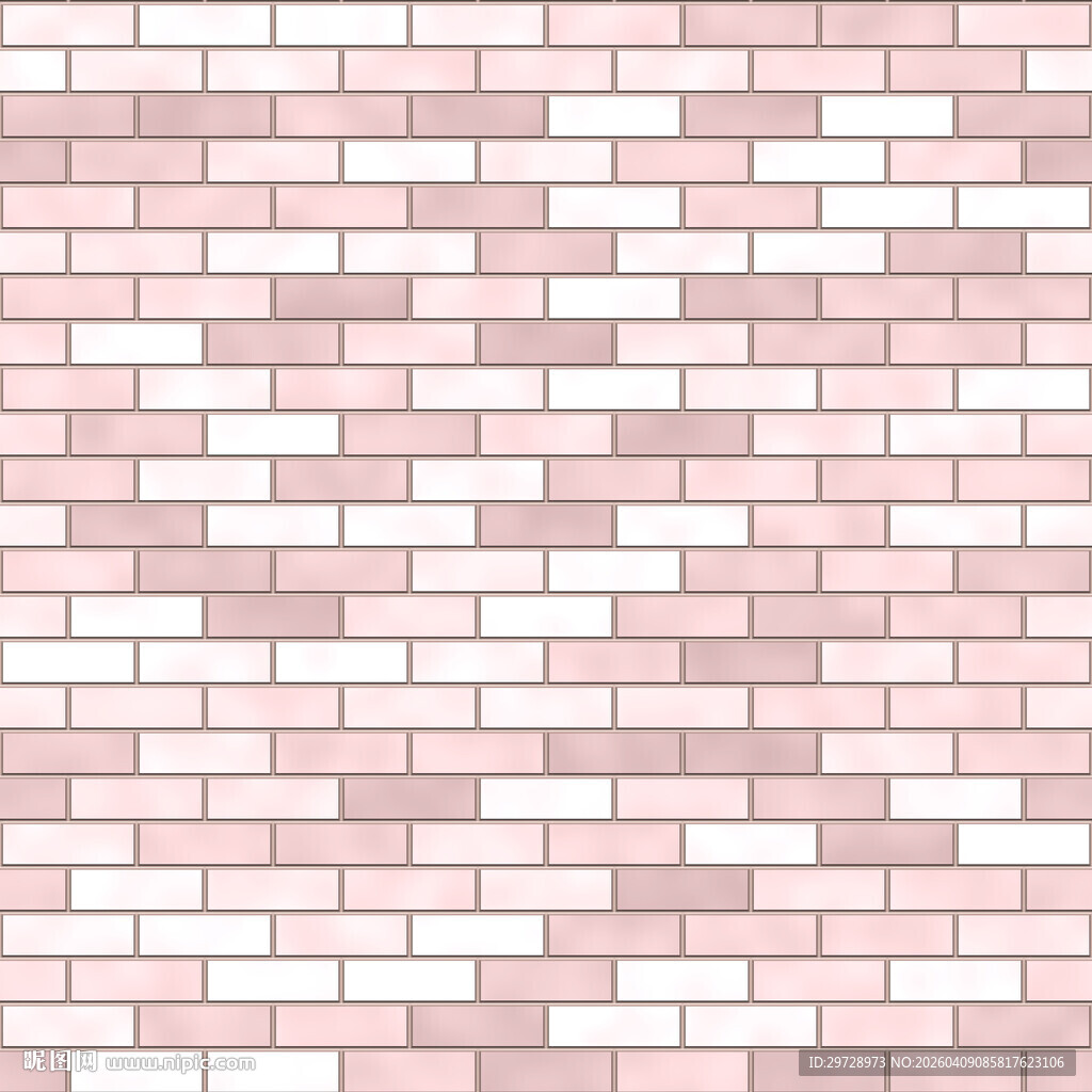 粉色砖块纹理背景图案