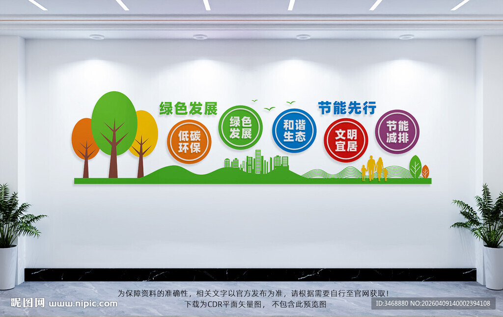 绿色节能文化墙