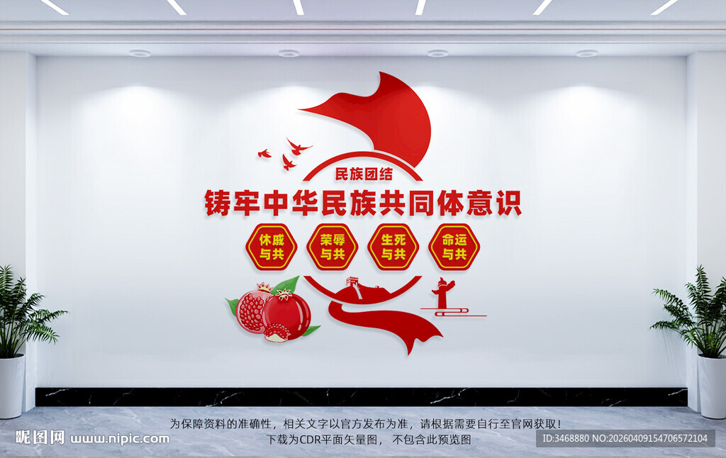 民族团结文化墙