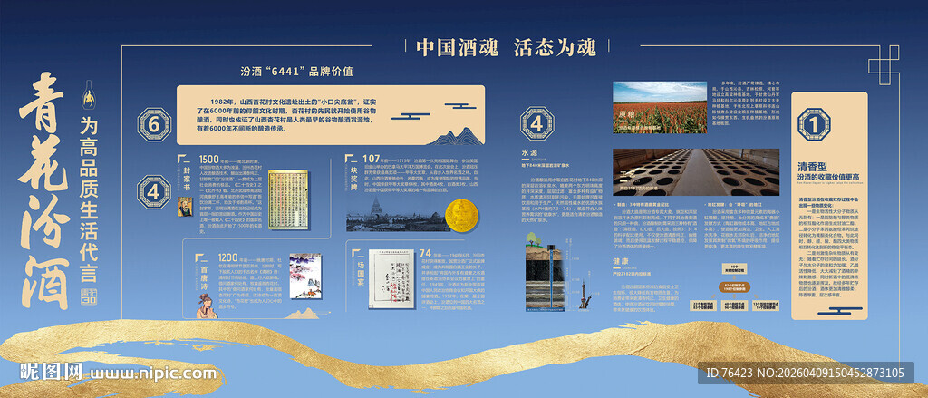 酒文化元素展示