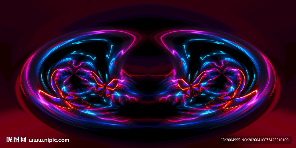 炫彩抽象ktv酒吧艺术图案