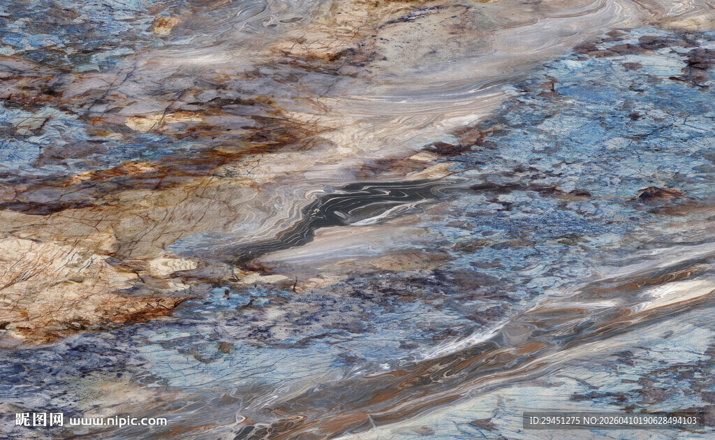 蓝色 清晰质感石纹 高端大图 