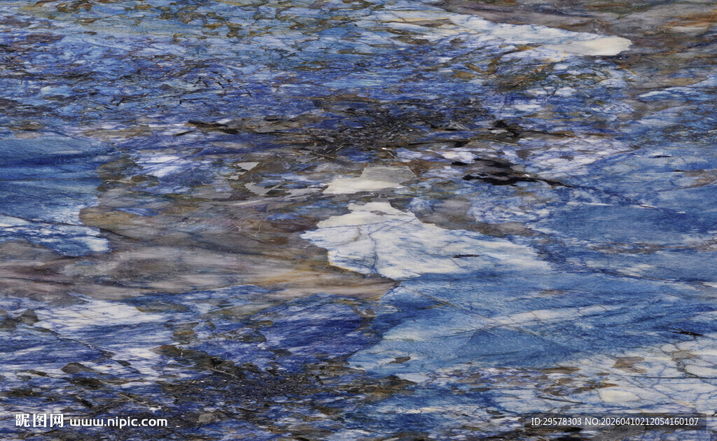 蓝色 奢华高清石纹 简奢新图 