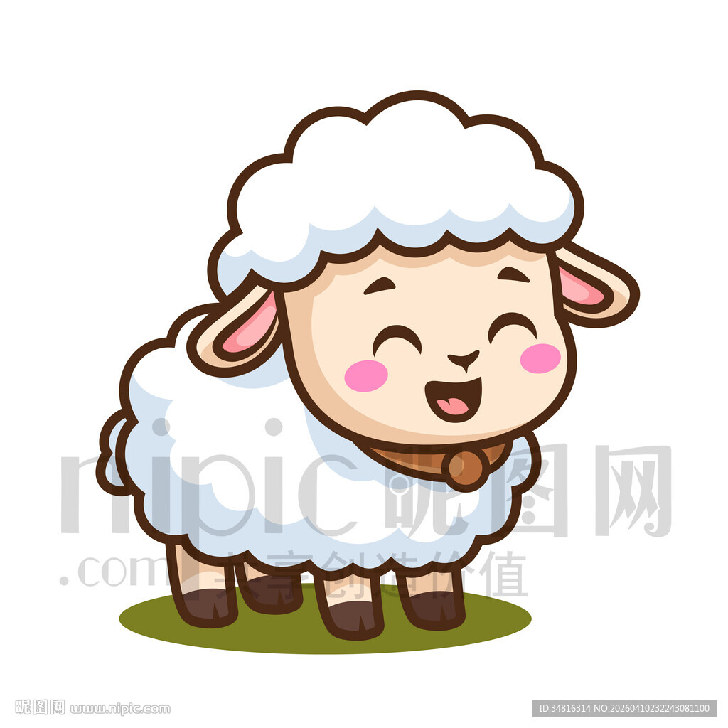 可爱小羊卡通形象