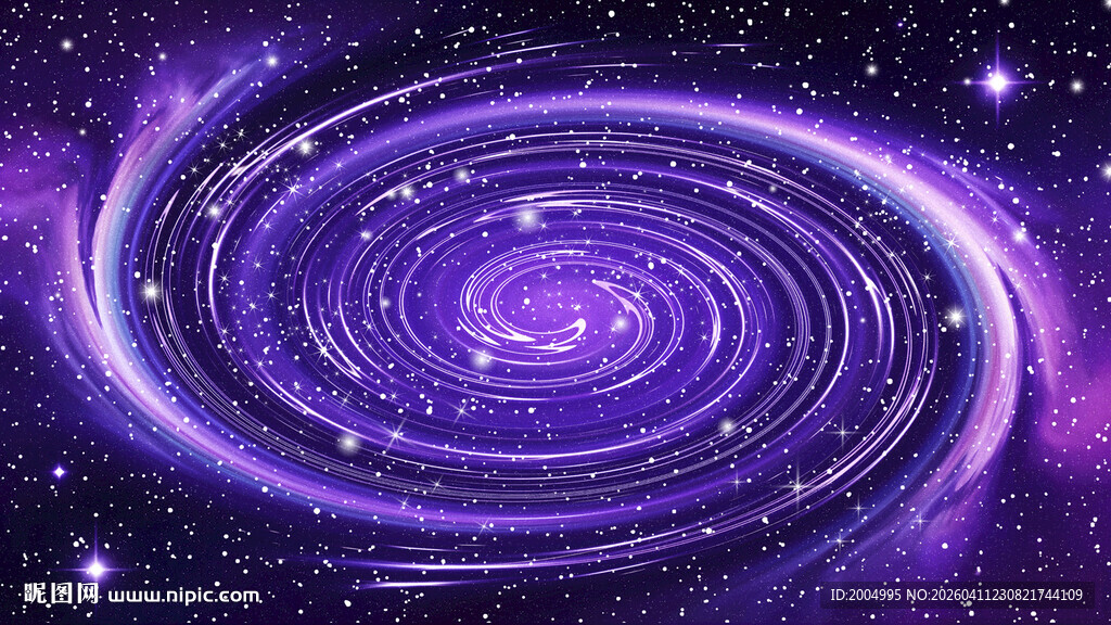 紫色旋涡星空吊顶天花