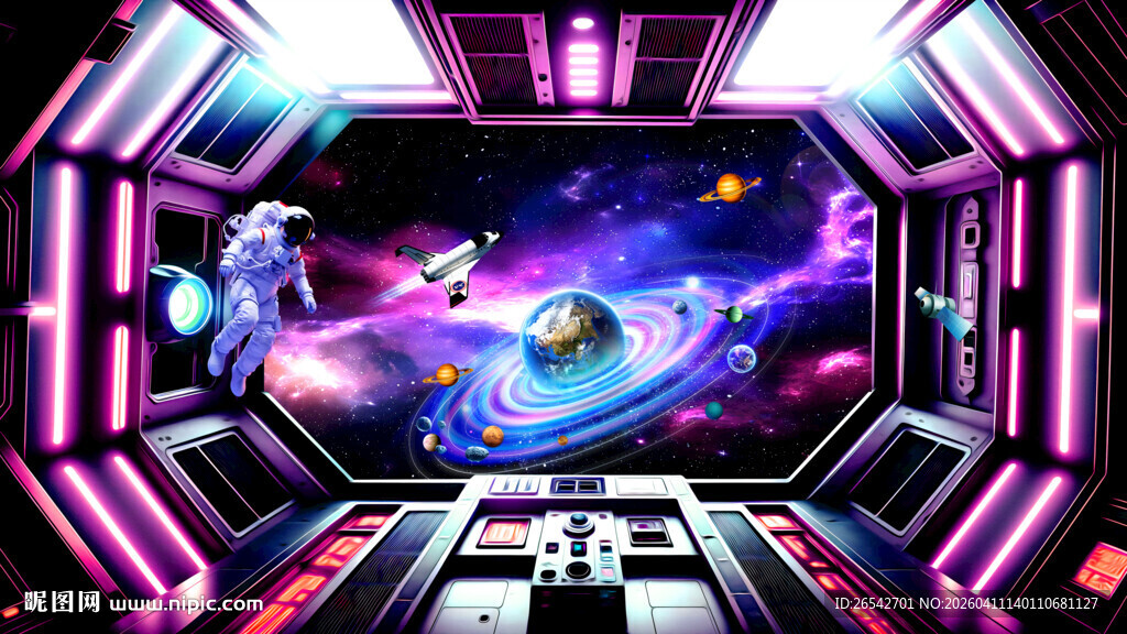 赛博朋克科幻场景