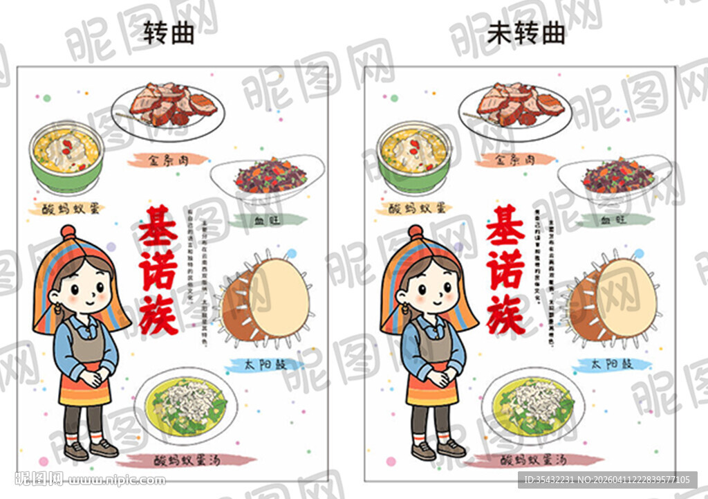 56个民族基诺族文化