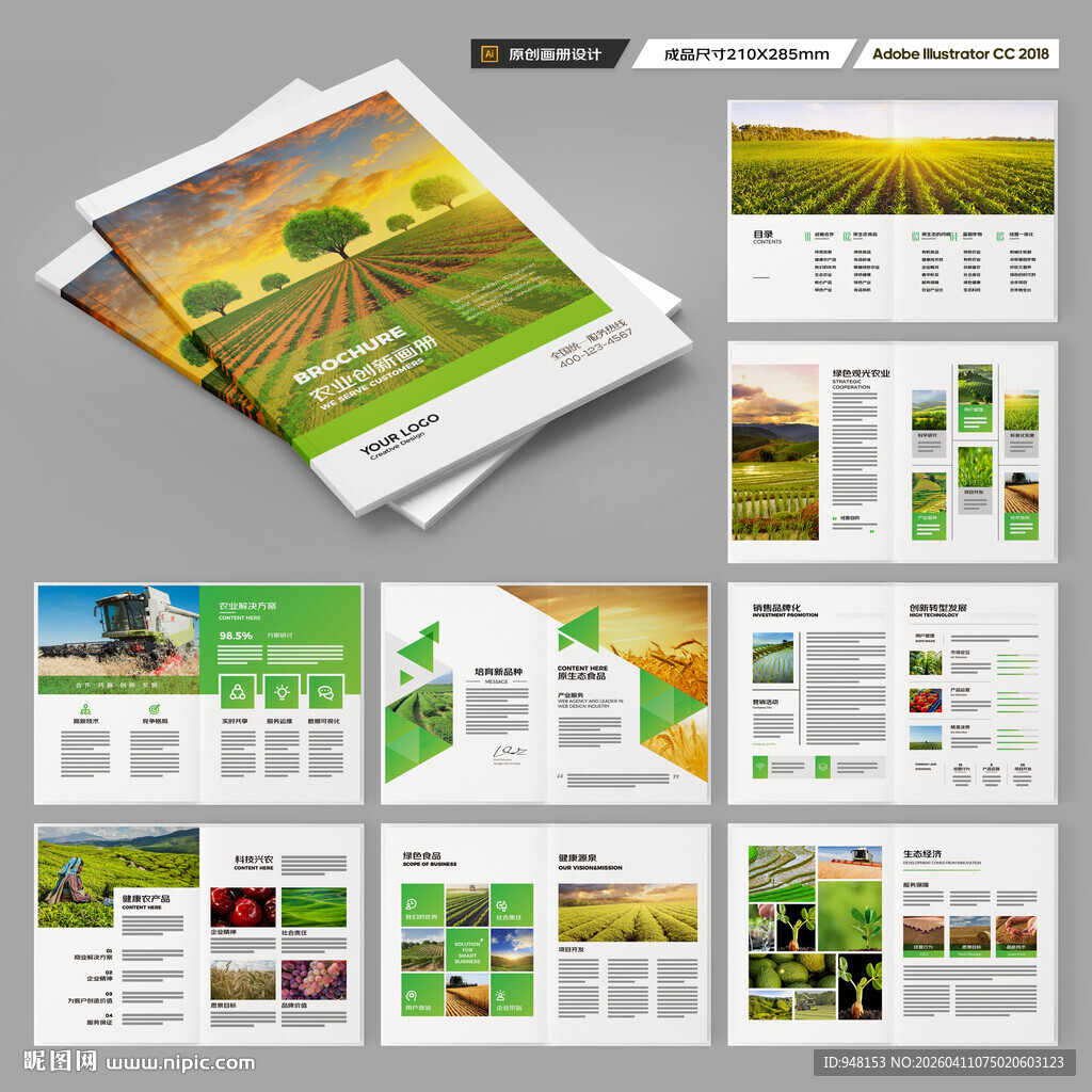 农产品宣传册
