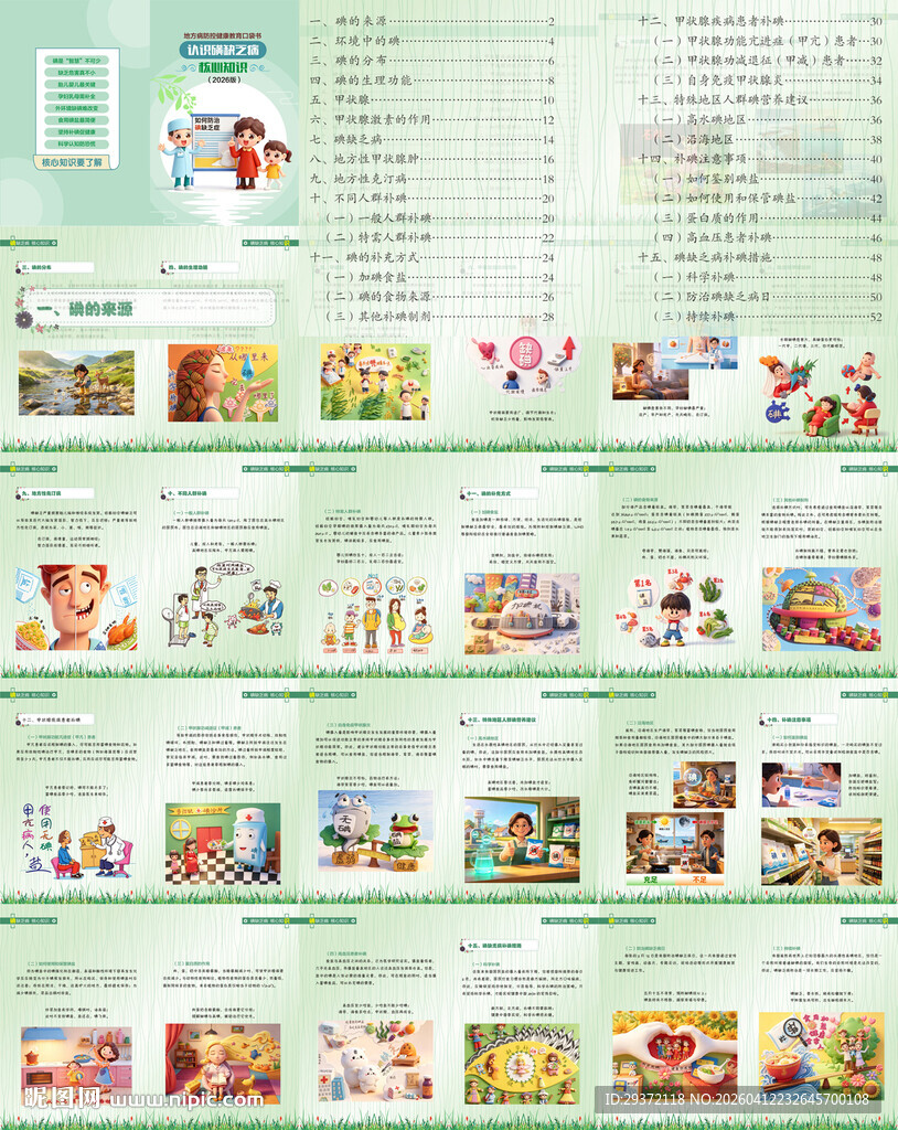 2026年碘缺乏病宣传知识画册