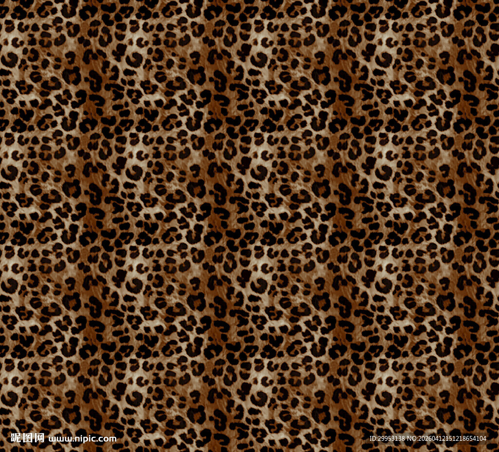 豹纹图案纹理背景