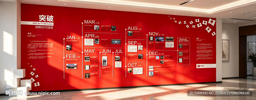 企业发展历程文化墙