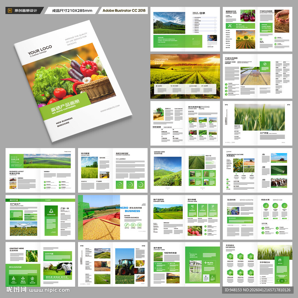 农业合作社画册