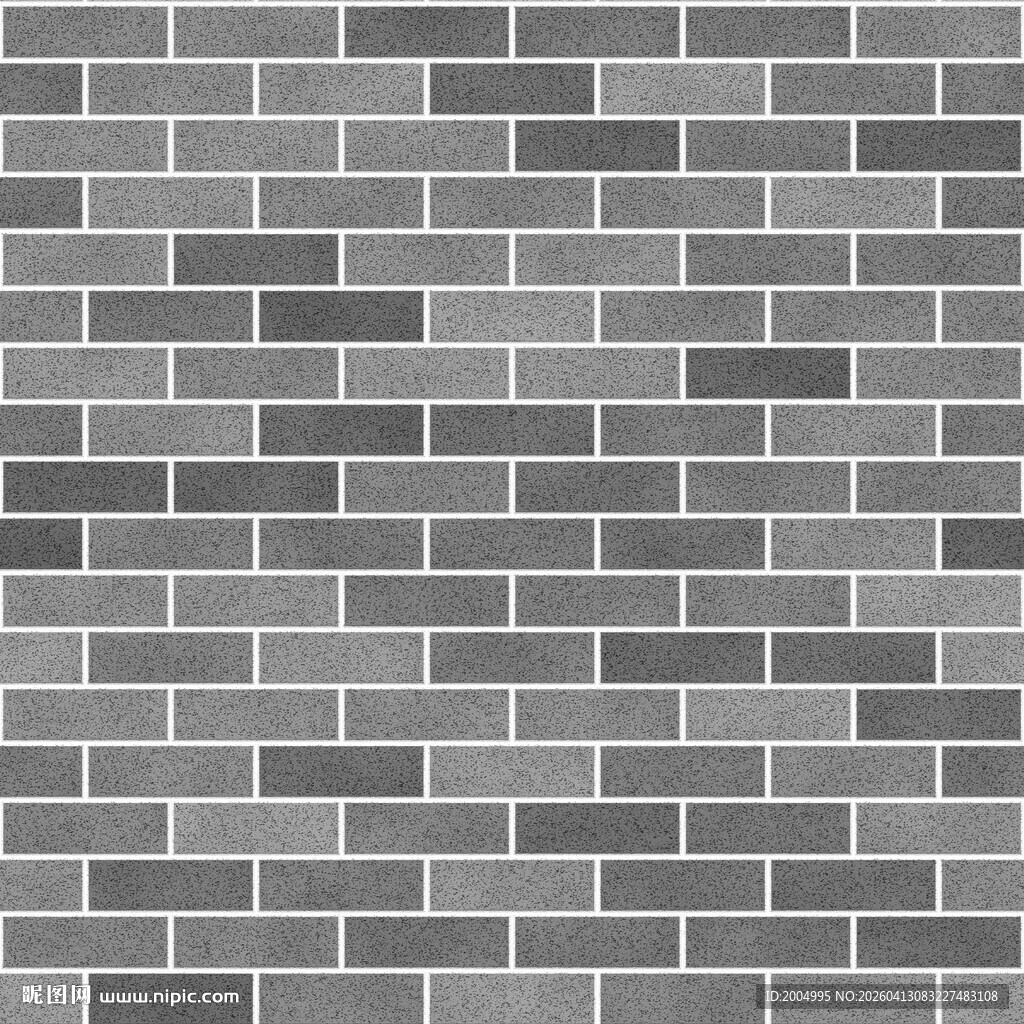 灰色砖块墙面纹理图案