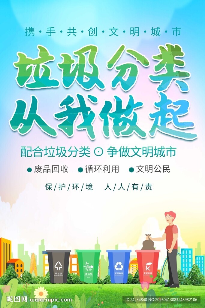 垃圾分类海报