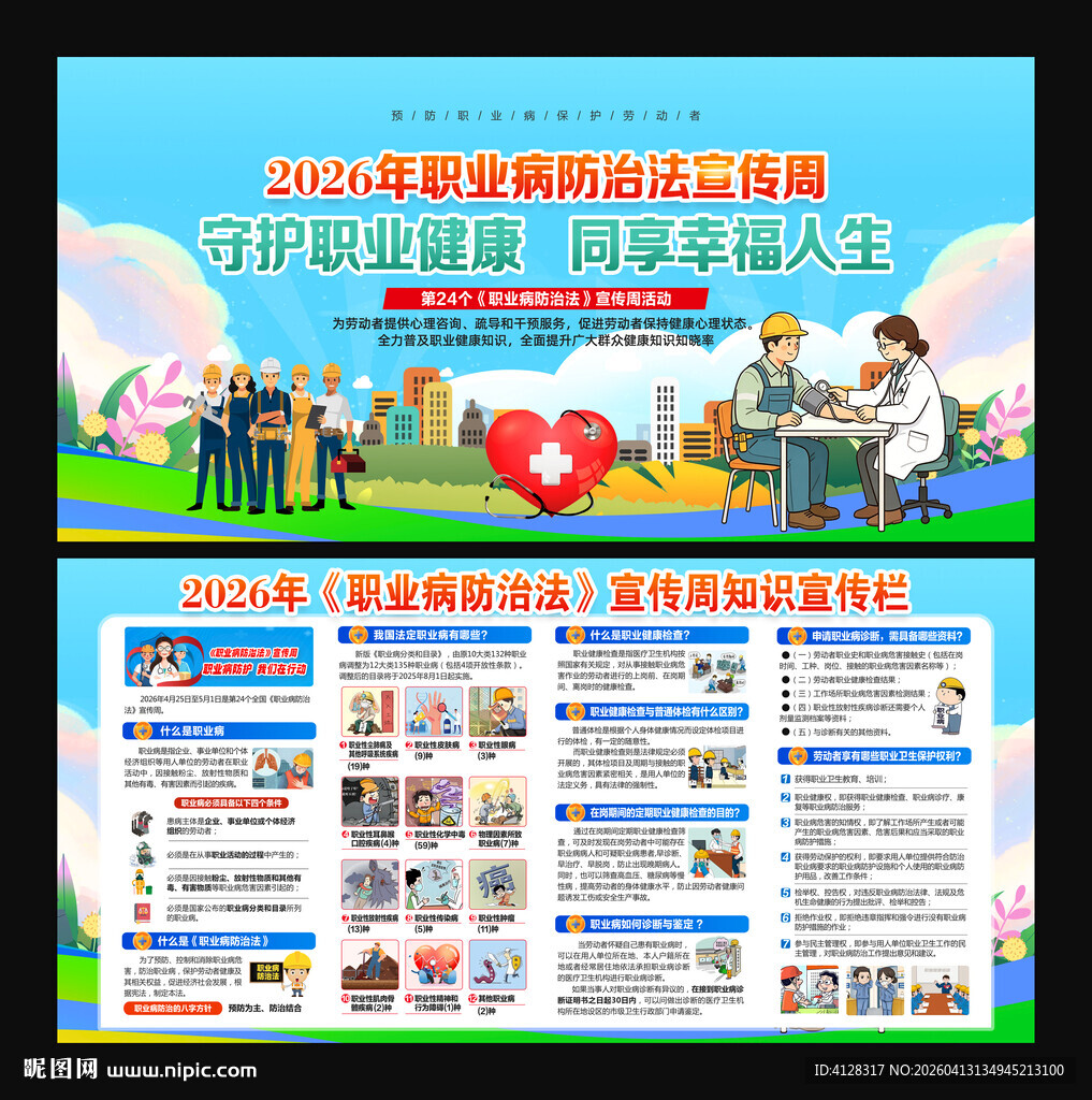 职业病防治宣传栏