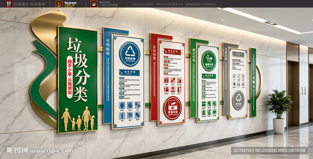 绿色环保垃圾宣传
