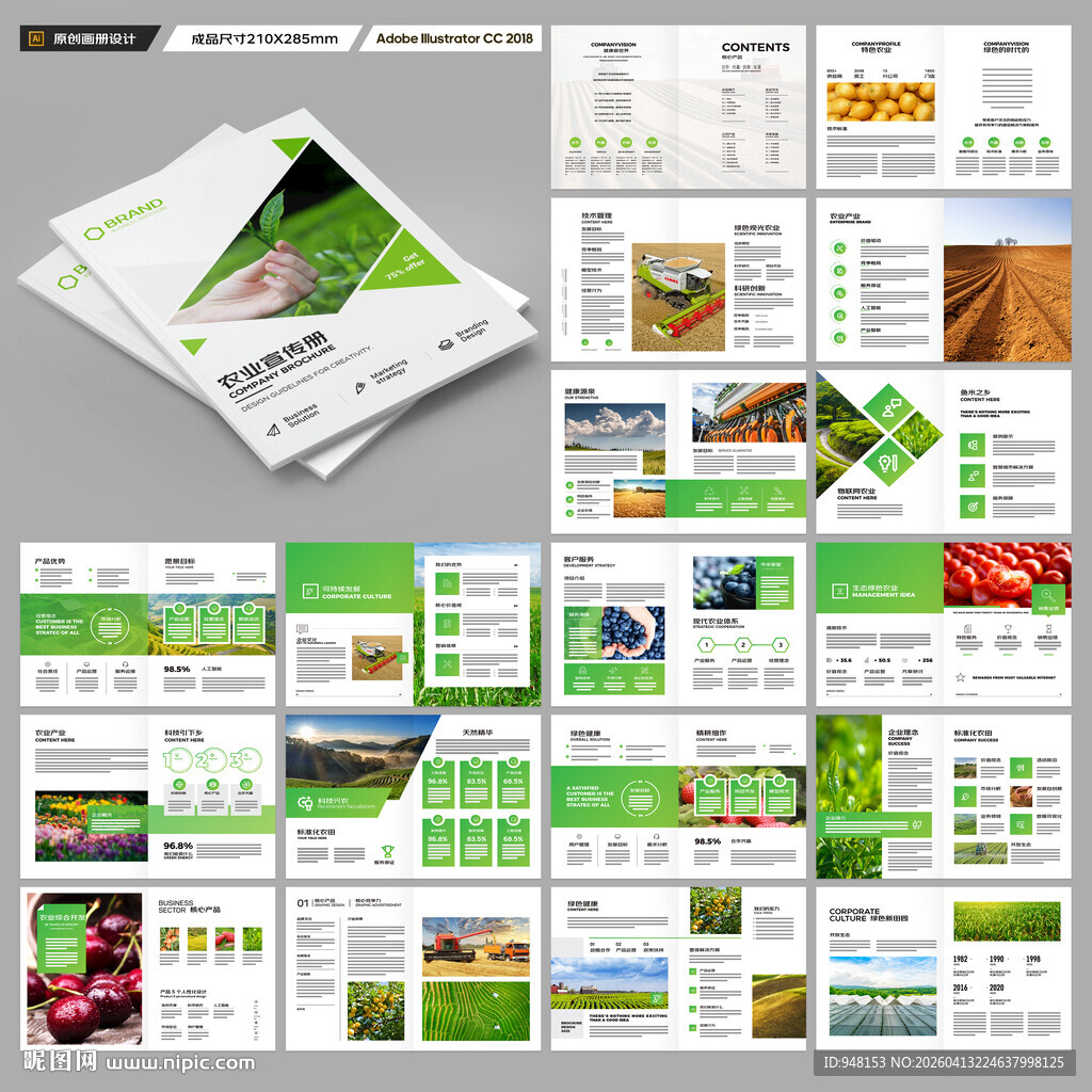 农产品宣传册