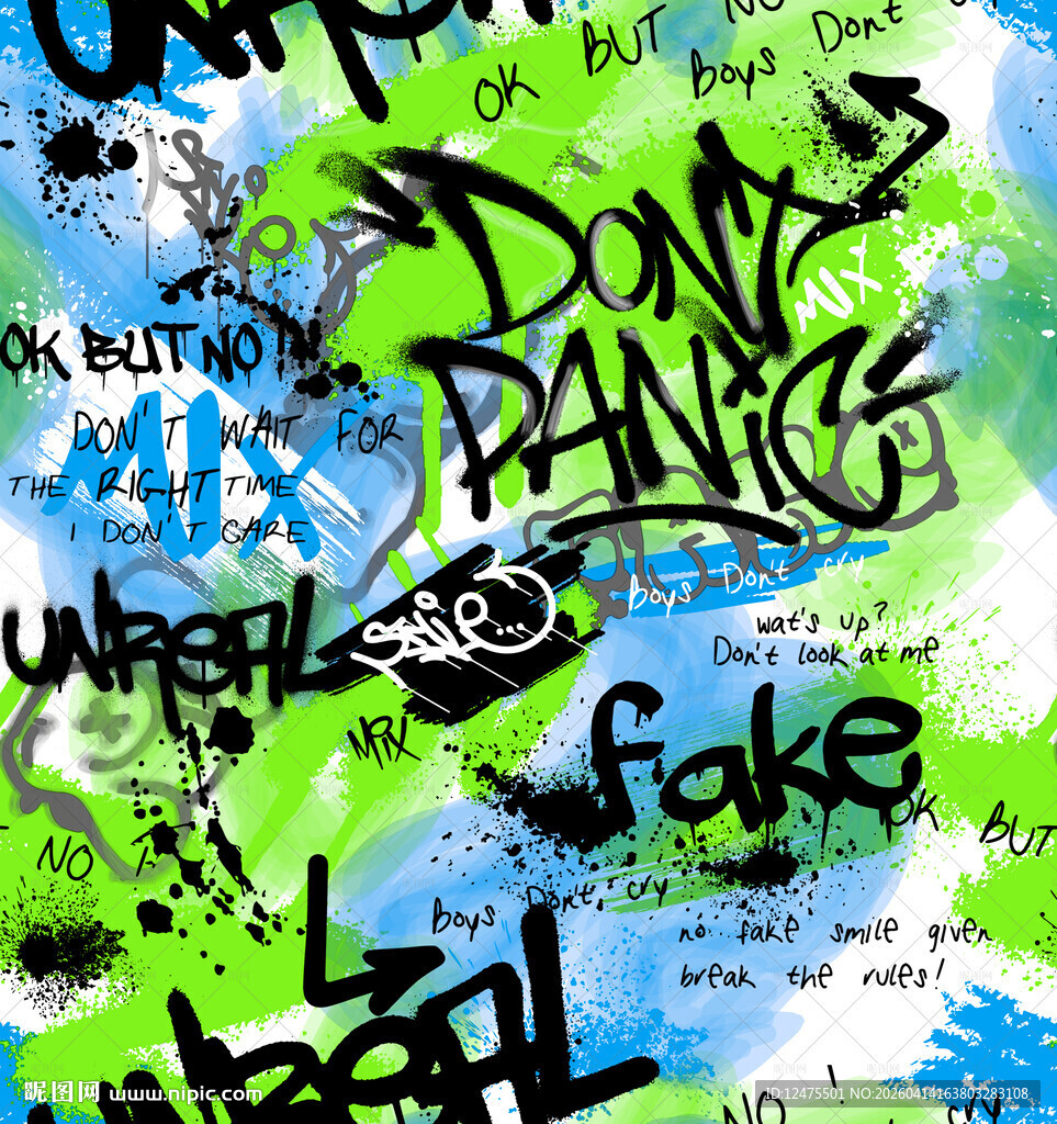 涂鸦艺术背景图案