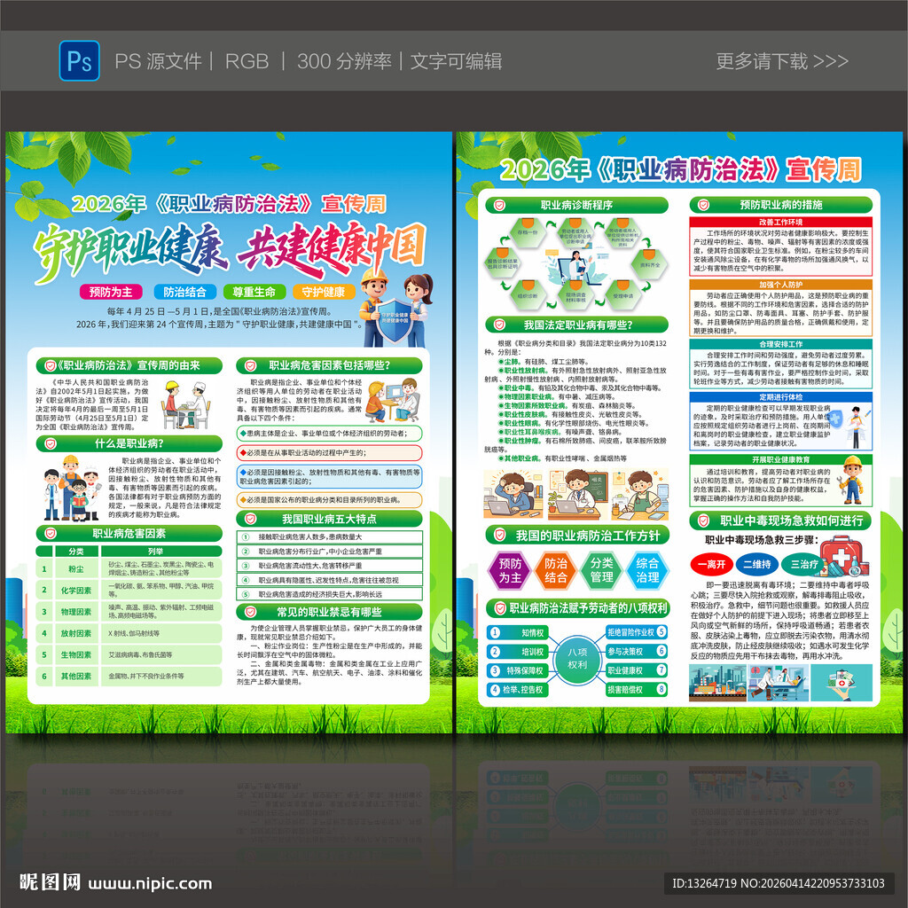 2026职业病宣传单