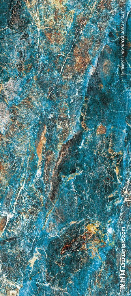 蓝色石纹