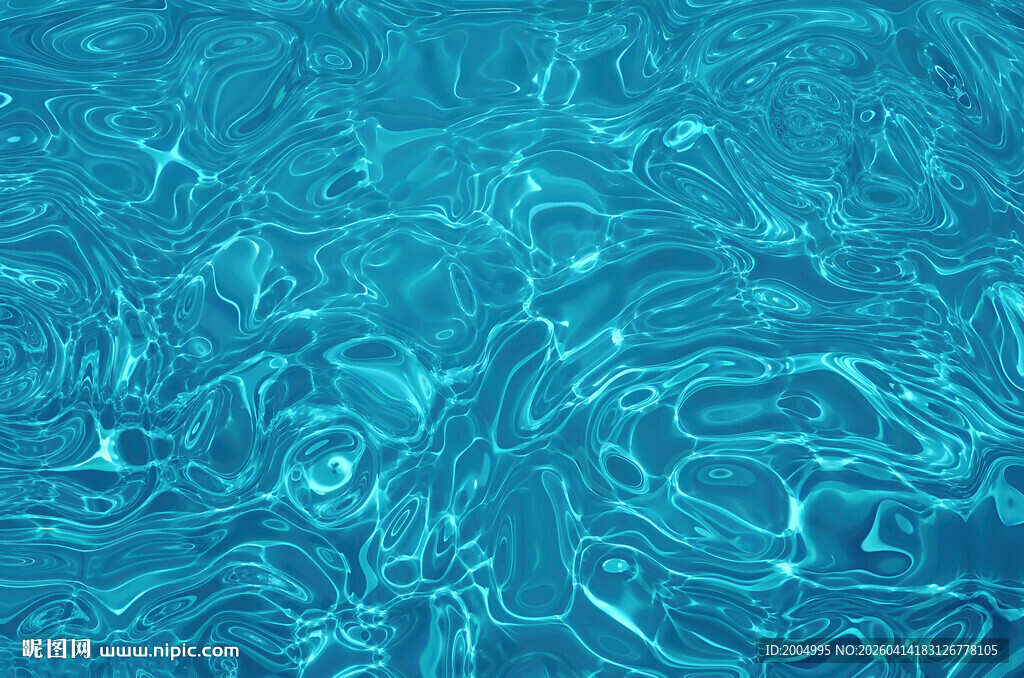 高清蓝色水波纹