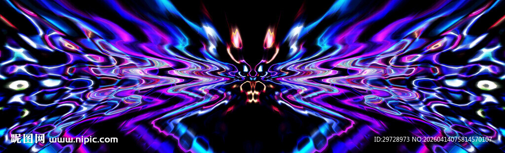 炫彩梦幻长幅ktv酒吧舞台背景