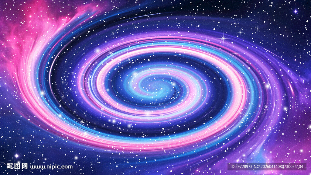 炫彩旋涡星空吊顶天花