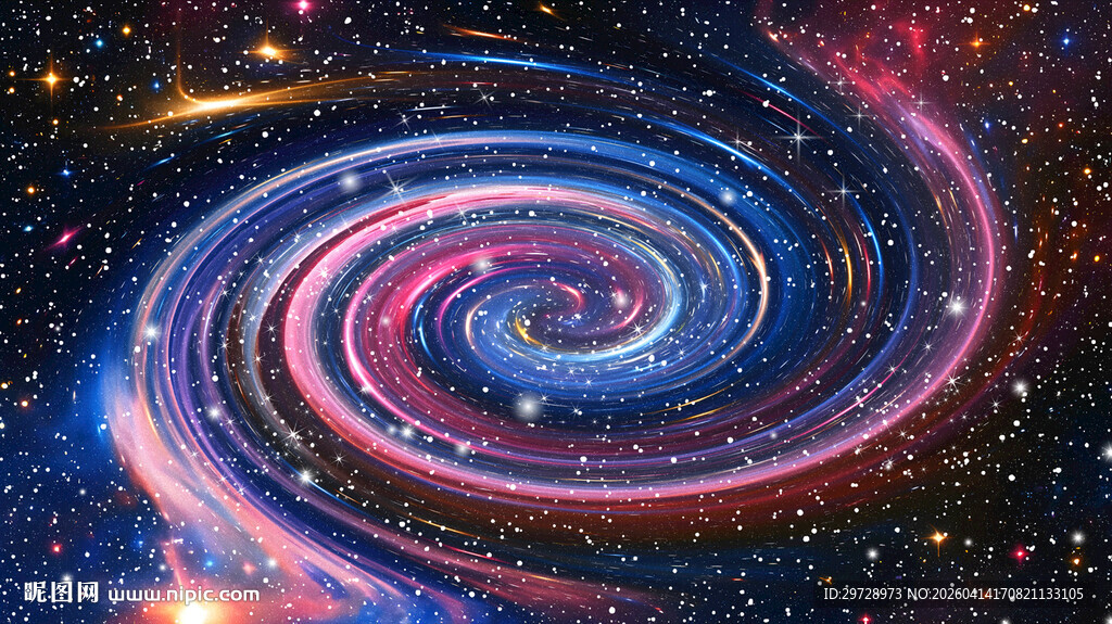 炫彩旋涡星空吊顶