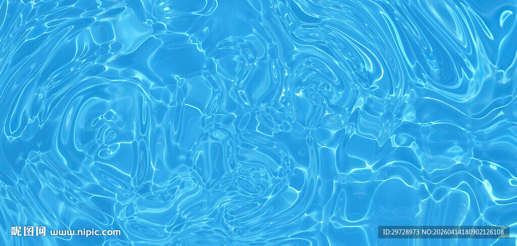 蓝色水波纹