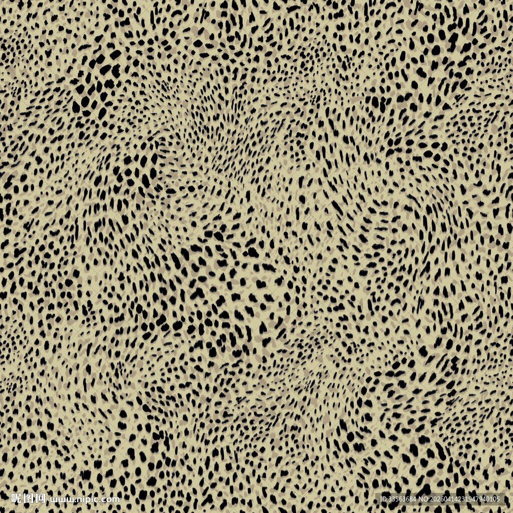 豹纹纹理皮革素材