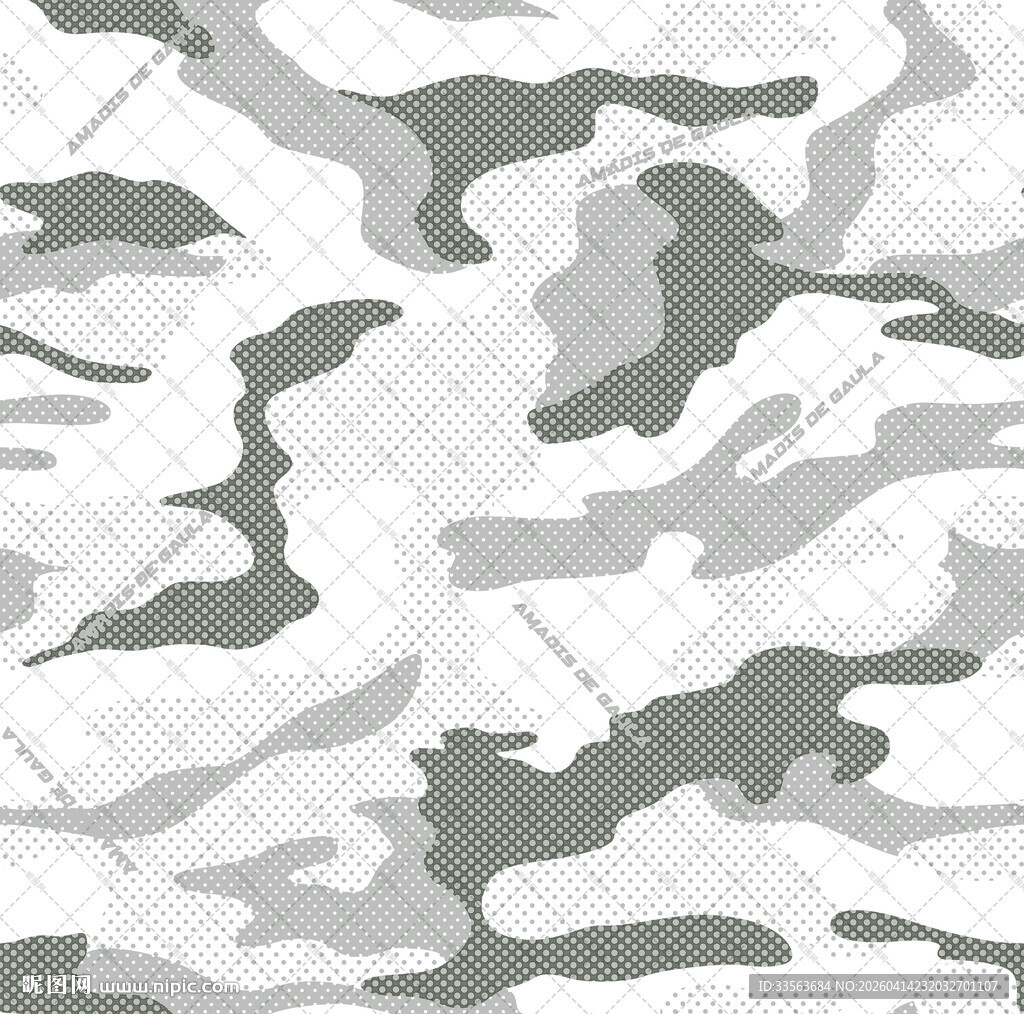 灰白迷彩图案纹理背景