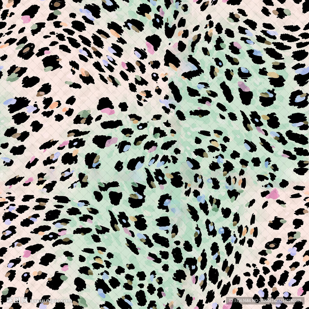 豹纹图案背景纹理