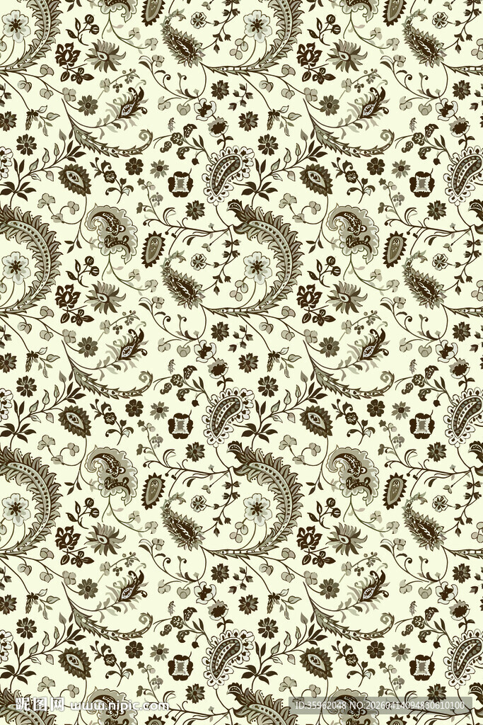 复古风中式花纹图案